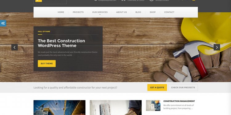 15 Construction WordPress