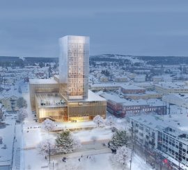 White Arkitekter Designs Nordic Region's Tallest Timber Building for Skellefteå Cultural Center, thanks to White Arkitekter
