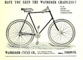 Chainless bicycles were one of the many designs that sooner or later disappeared inside twentieth-century.